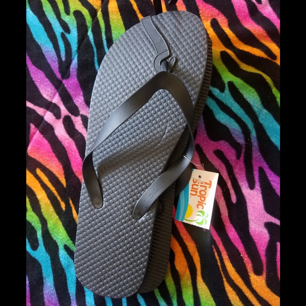 🖤*FREE* With Bundle* Mens Black Sandals